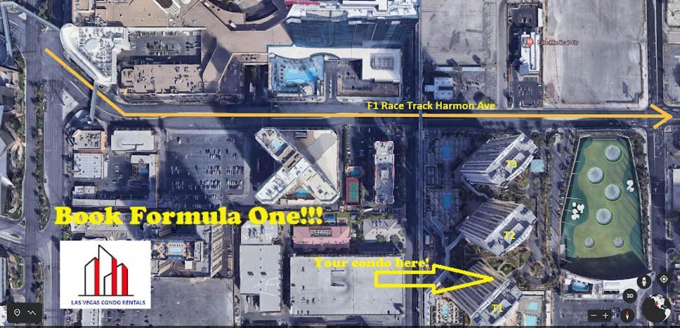 Mgm Signature-29-617 F1 Track & Strip View Balcony Las Vegas Kültér fotó